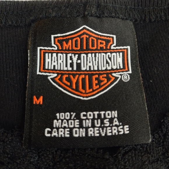 Harley-Davidson Women's Black Tank Top Size Medium - Picture 7 of 7